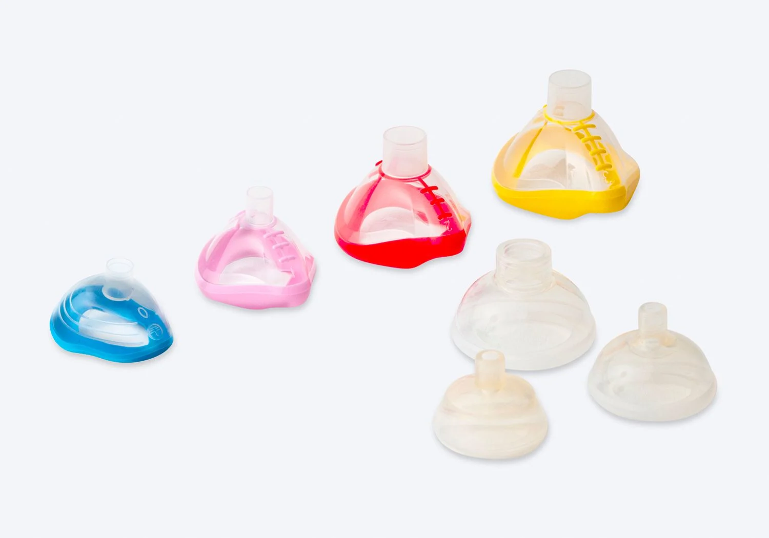 Syretrattar i olika färger, former och storlekar.